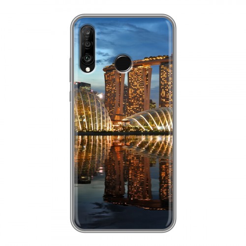 Дизайнерский силиконовый чехол для Huawei P30 Lite Сингапур