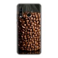 Дизайнерский силиконовый чехол для Huawei P30 Lite кофе текстуры