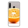 Дизайнерский силиконовый с усиленными углами чехол для Huawei P30 Lite Апельсины