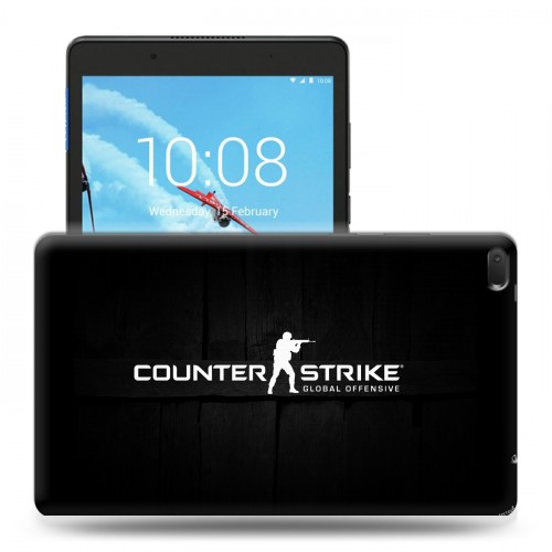 Дизайнерский силиконовый чехол для Lenovo Tab E8 Counter-strike