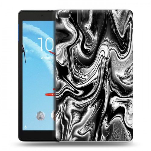 Дизайнерский силиконовый чехол для Lenovo Tab E8 Черно-белые тенденции