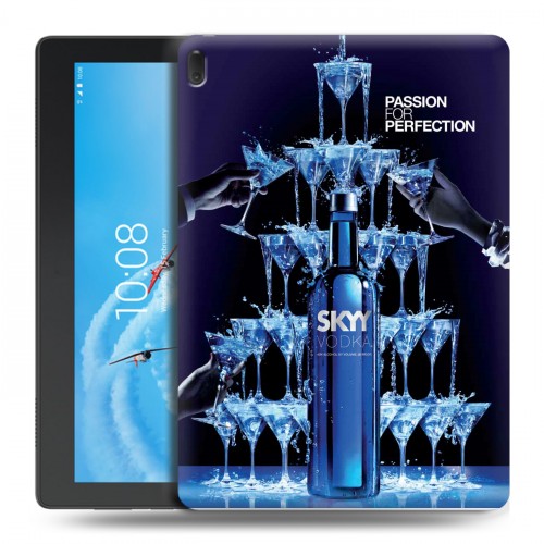 Дизайнерский силиконовый чехол для Lenovo Tab E10 Skyy Vodka