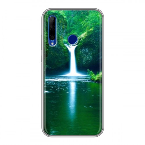 Дизайнерский силиконовый чехол для Huawei Honor 10i Водопады