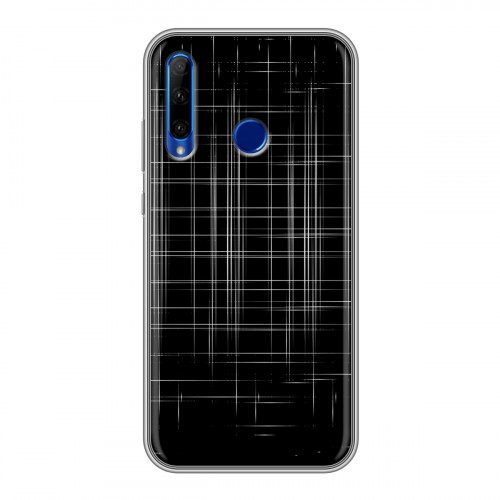 Дизайнерский силиконовый чехол для Huawei Honor 10i Абстракции Сетка