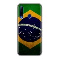 Дизайнерский силиконовый чехол для Huawei Honor 10i Флаг Бразилии