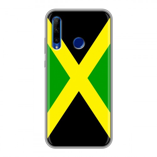 Дизайнерский силиконовый чехол для Huawei Honor 10i Флаг Ямайки