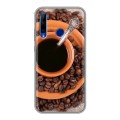 Дизайнерский силиконовый чехол для Huawei Honor 10i Кофе напиток