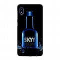 Дизайнерский пластиковый чехол для Samsung Galaxy A10 Skyy Vodka