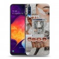 Дизайнерский силиконовый с усиленными углами чехол для Samsung Galaxy A70 Коллаж