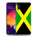 Дизайнерский силиконовый с усиленными углами чехол для Samsung Galaxy A70 Флаг Ямайки