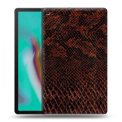 Дизайнерский силиконовый чехол для Samsung Galaxy Tab A 10.1 (2019) Змеиная кожа
