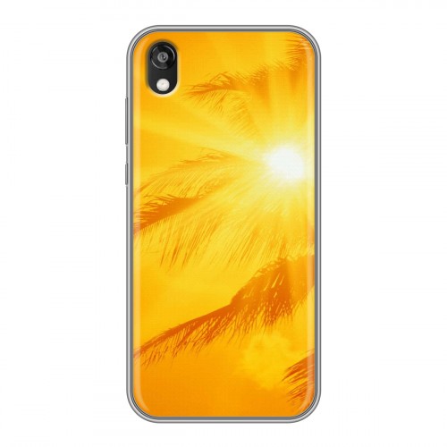 Дизайнерский силиконовый чехол для Huawei Honor 8s Солнце
