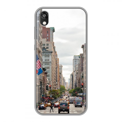 Дизайнерский силиконовый чехол для Huawei Honor 8s Нью-Йорк
