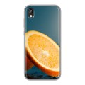 Дизайнерский силиконовый чехол для Huawei Honor 8s Апельсины