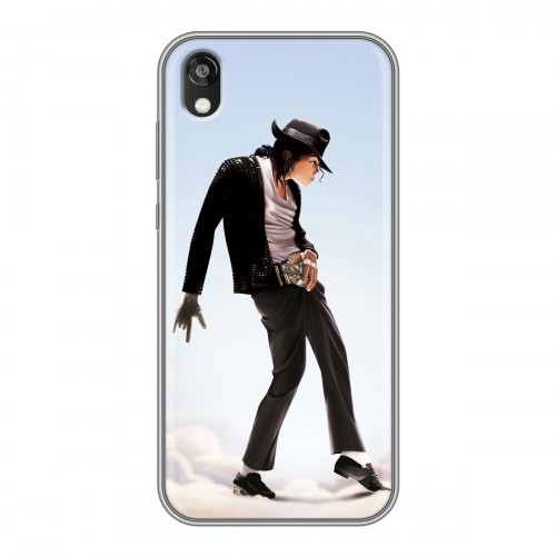 Дизайнерский силиконовый чехол для Huawei Honor 8s Майкл Джексон