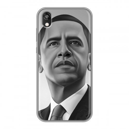 Дизайнерский силиконовый чехол для Huawei Honor 8s Барак Обама