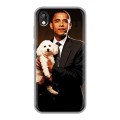 Дизайнерский пластиковый чехол для Huawei Honor 8s Барак Обама