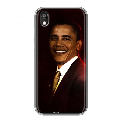 Дизайнерский силиконовый с усиленными углами чехол для Huawei Honor 8s Барак Обама