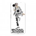 Дизайнерский пластиковый чехол для Google Pixel 3a Майкл Джексон