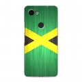Дизайнерский пластиковый чехол для Google Pixel 3a Флаг Ямайки
