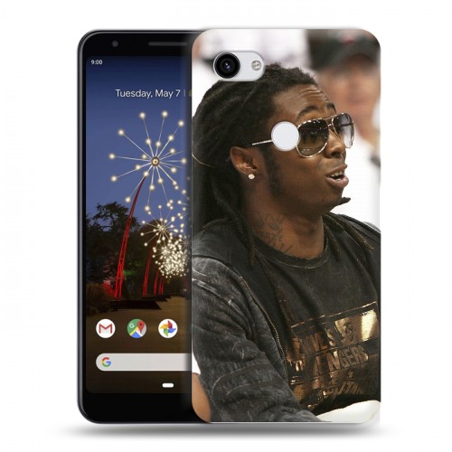 Дизайнерский пластиковый чехол для Google Pixel 3a XL Lil Wayne