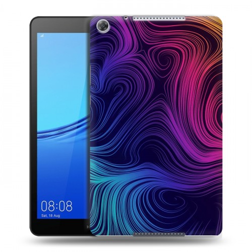 Дизайнерский силиконовый чехол для Huawei MediaPad M5 lite 8 Размытые краски