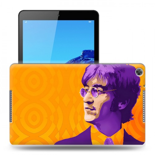 Дизайнерский силиконовый чехол для Huawei MediaPad M5 lite 8 Джон Леннон