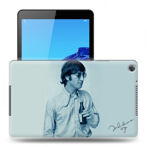 Дизайнерский силиконовый чехол для Huawei MediaPad M5 lite 8 Джон Леннон
