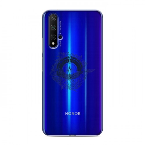 Полупрозрачный дизайнерский силиконовый чехол для Huawei Honor 20 Прозрачные дикий запад