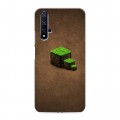 Дизайнерский силиконовый чехол для Huawei Honor 20 Minecraft
