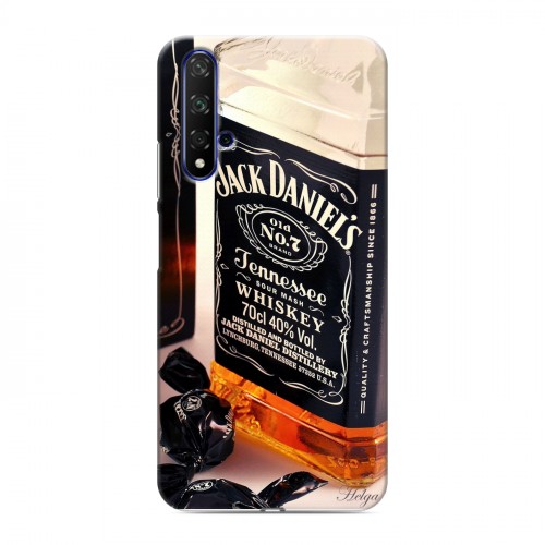Дизайнерский пластиковый чехол для Huawei Honor 20 Jack Daniels