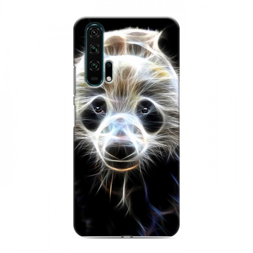 Дизайнерский силиконовый чехол для Huawei Honor 20 Pro Пламенные животные