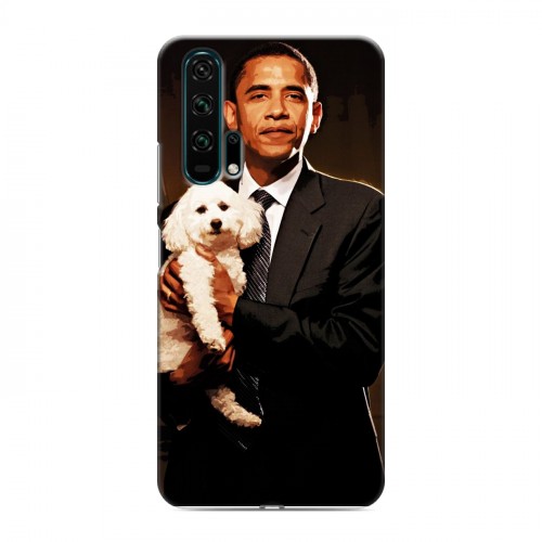 Дизайнерский силиконовый чехол для Huawei Honor 20 Pro Барак Обама
