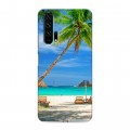 Дизайнерский силиконовый чехол для Huawei Honor 20 Pro Пляж