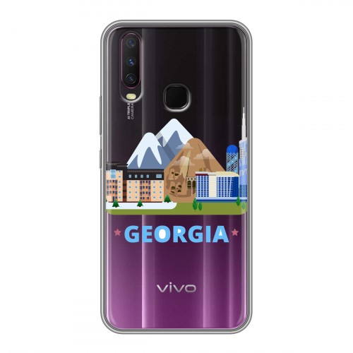 Дизайнерский силиконовый чехол для Vivo Y17 Грузия