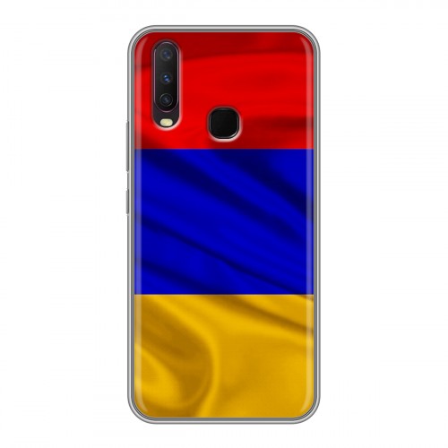 Дизайнерский силиконовый чехол для Vivo Y17 Флаг Армении