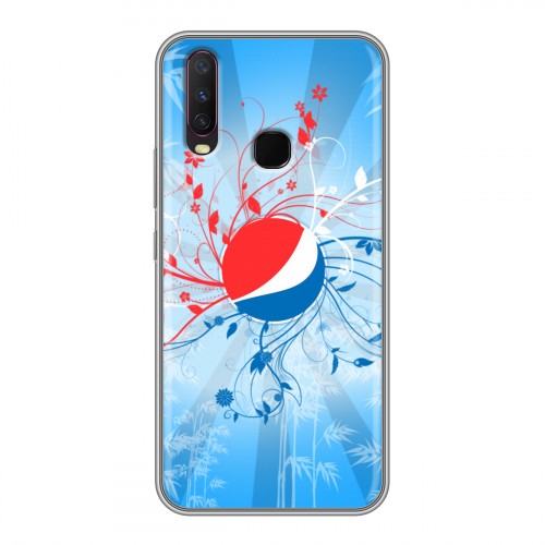 Дизайнерский силиконовый с усиленными углами чехол для Vivo Y17 Pepsi