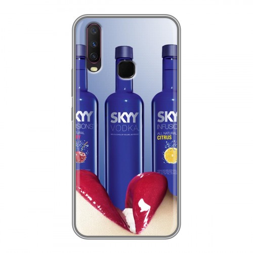 Дизайнерский силиконовый чехол для Vivo Y17 Skyy Vodka