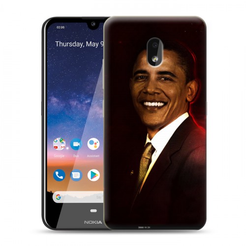 Дизайнерский пластиковый чехол для Nokia 2.2 Барак Обама