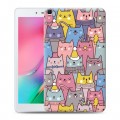 Дизайнерский силиконовый чехол для Samsung Galaxy Tab A 8.0 (2019) Коты