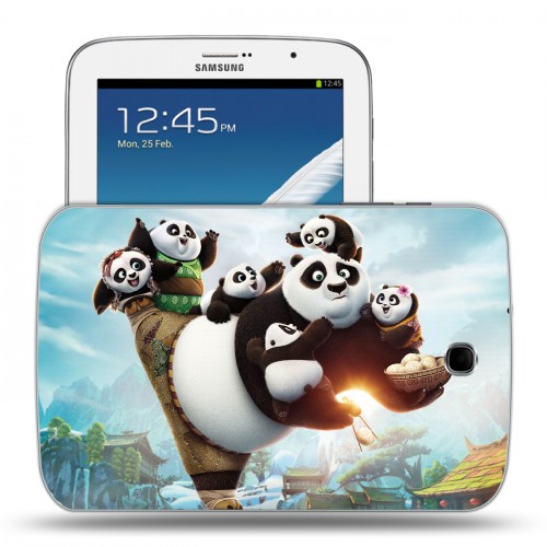 Дизайнерский силиконовый чехол для Samsung Galaxy Note 8.0 Кунг-фу панда