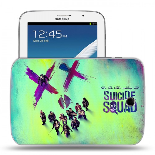 Дизайнерский силиконовый чехол для Samsung Galaxy Note 8.0 Отряд самоубийц