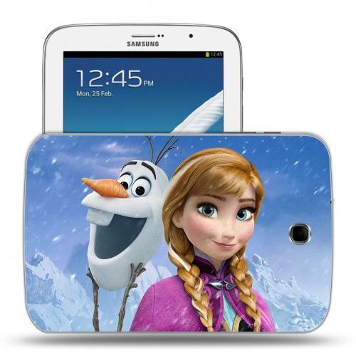 Дизайнерский силиконовый чехол для Samsung Galaxy Note 8.0 Холодное сердце