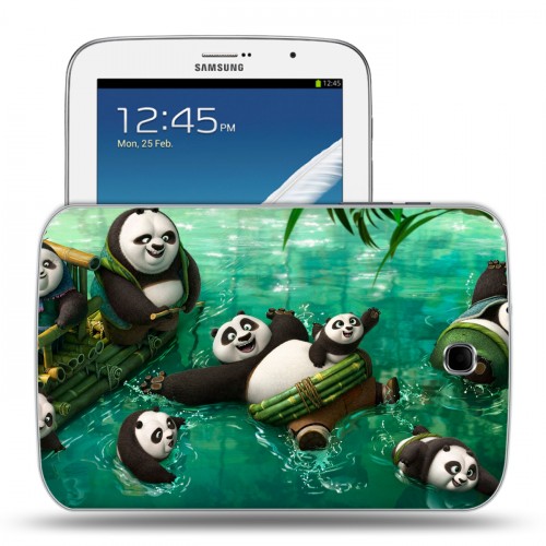 Дизайнерский силиконовый чехол для Samsung Galaxy Note 8.0 Кунг-фу панда