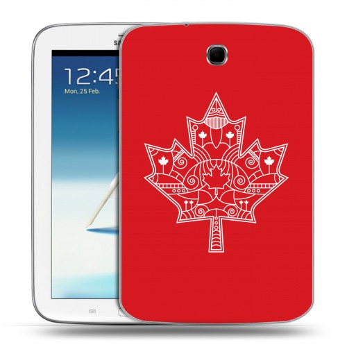 Дизайнерский силиконовый чехол для Samsung Galaxy Note 8.0 Флаг Канады