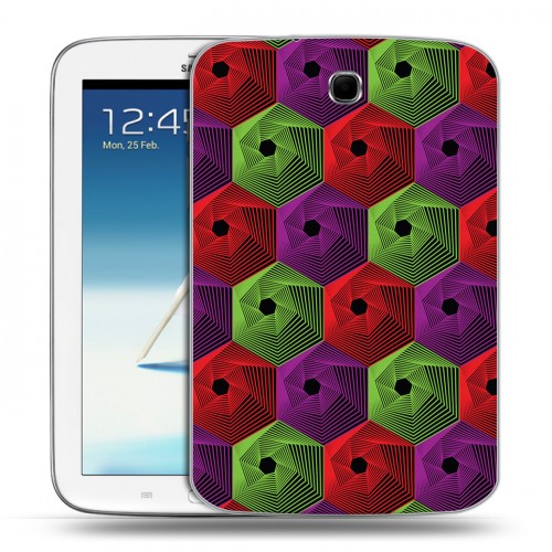 Дизайнерский силиконовый чехол для Samsung Galaxy Note 8.0 Геометрические вихри