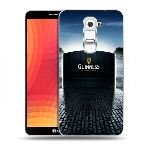 Дизайнерский пластиковый чехол для LG Optimus G2 Guinness