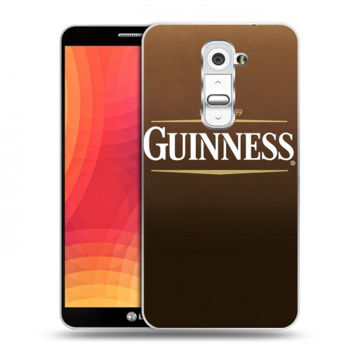 Дизайнерский пластиковый чехол для LG Optimus G2 Guinness