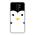 Дизайнерский силиконовый чехол для Xiaomi RedMi Note 8 Pro Пингвины