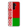 Дизайнерский силиконовый чехол для Xiaomi RedMi Note 8 Pro Флаг Белоруссии